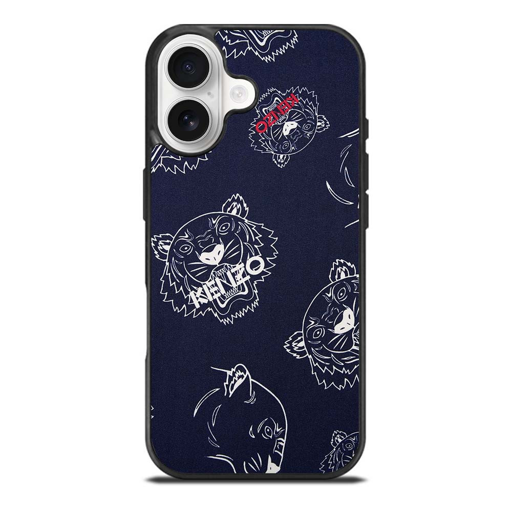 KENZO PARIS TIGER COLLAGE iPhone 17 Case Cover